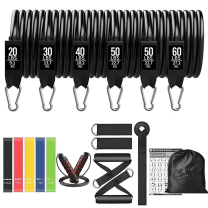 Ultimate Workout Bar & Resistance Bands Set for Fitness: Transform Your Home into a Gym with Pilates, Yoga, and Strength Training!