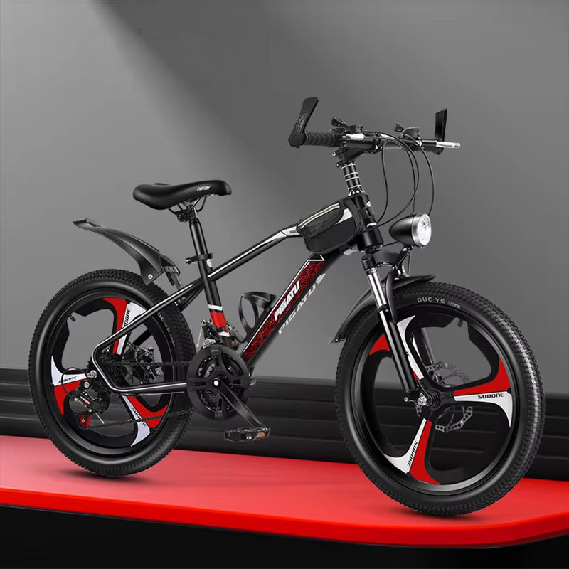 Customized Mountain Bikes for Kids for 8-15 Years Old Disc Brake Variable Speed Shock-Absorbing Features for Students