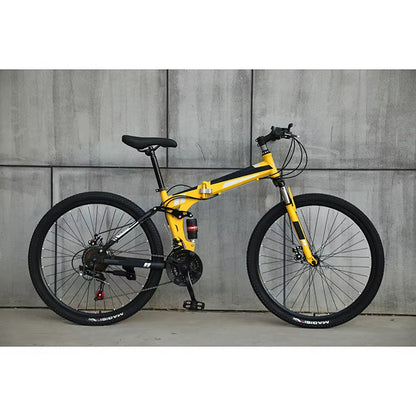 Experience the Thrill of Adventure with the 21-Speed Aluminum Alloy Full Shockproof Frame Disc Brake Racing Bike – Perfect for Adults!