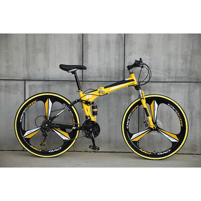 Experience the Thrill of Adventure with the 21-Speed Aluminum Alloy Full Shockproof Frame Disc Brake Racing Bike – Perfect for Adults!
