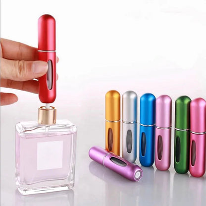 Travel-Friendly 5ml Mini Perfume Refill Bottle - Stylish Portable Spray Jar for Your Favorite Scents