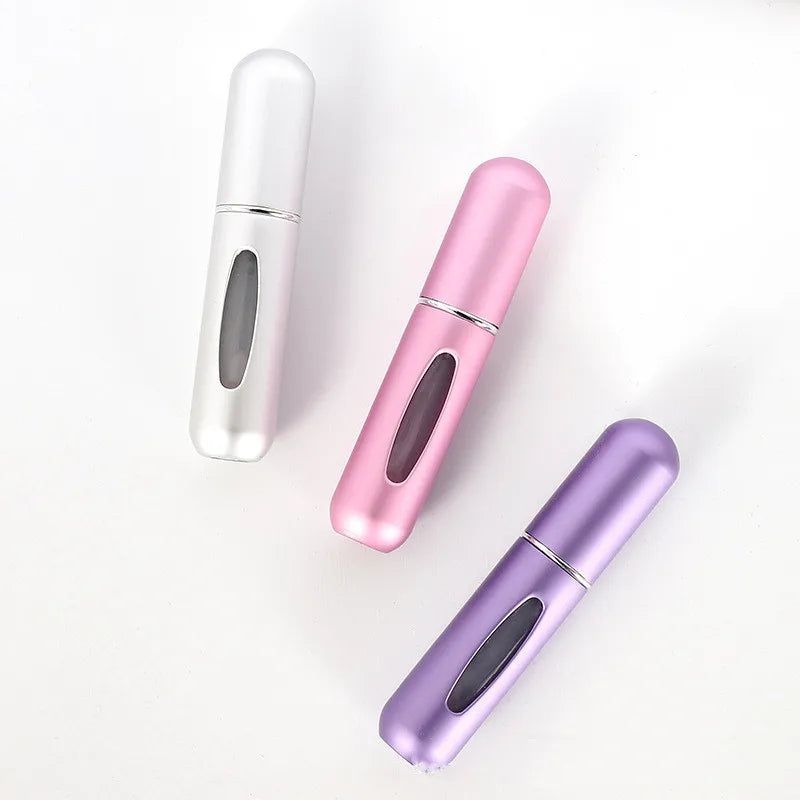 Travel-Friendly 5ml Mini Perfume Refill Bottle - Stylish Portable Spray Jar for Your Favorite Scents