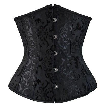 Corsé Gótico Underbust con Cordones – Entrenador de Cintura Sexy | Tallas XS–7XL