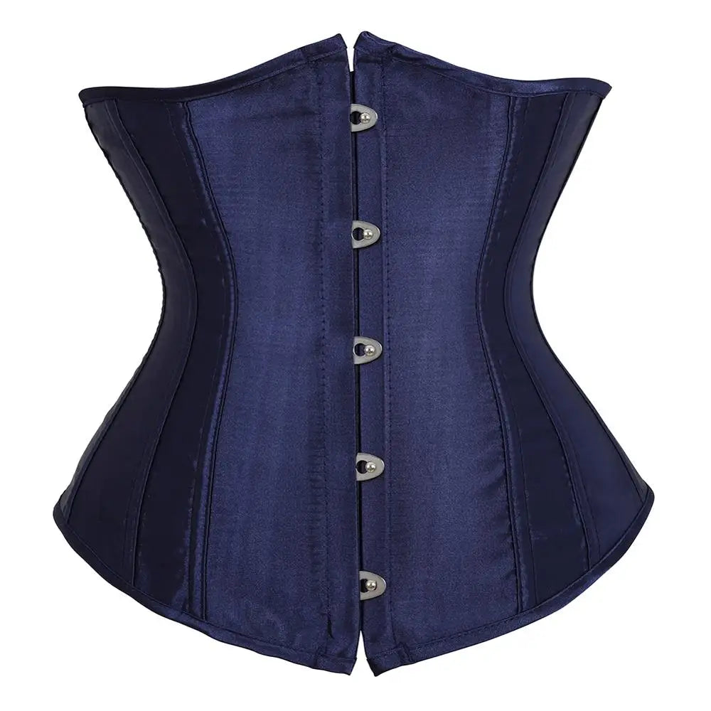 Corsé Gótico Underbust con Cordones – Entrenador de Cintura Sexy | Tallas XS–7XL