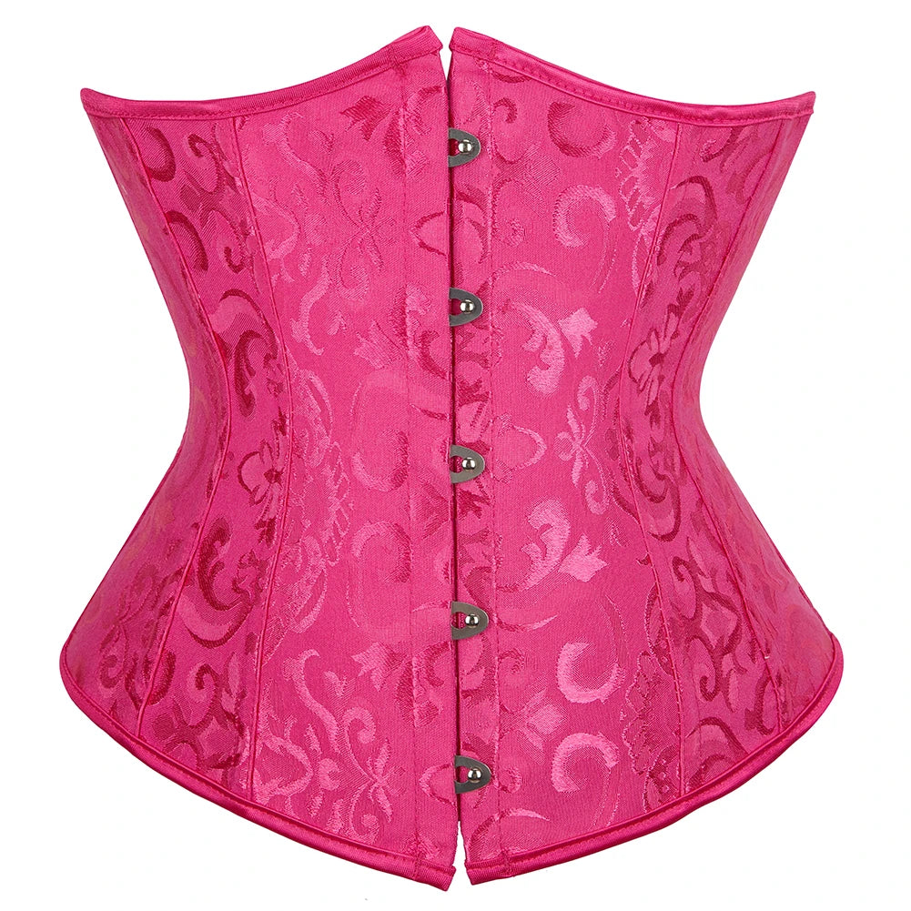 Corsé Gótico Underbust con Cordones – Entrenador de Cintura Sexy | Tallas XS–7XL