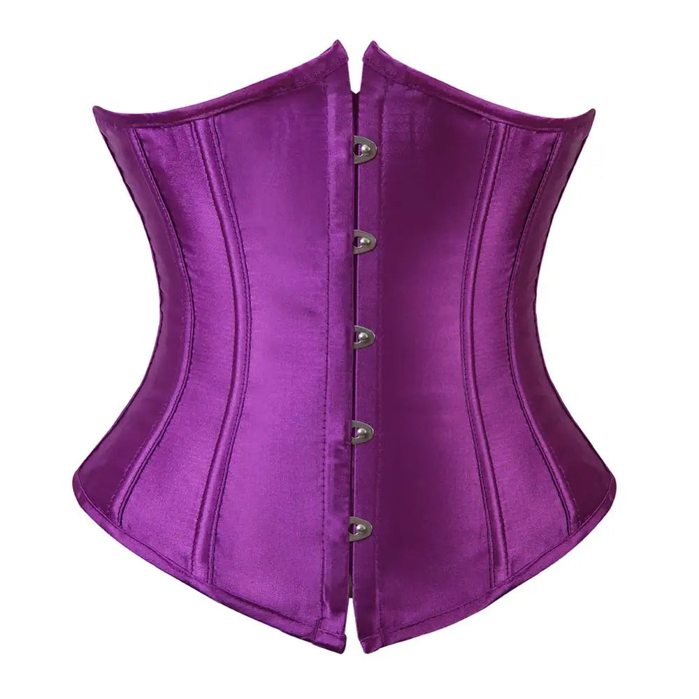 Corsé Gótico Underbust con Cordones – Entrenador de Cintura Sexy | Tallas XS–7XL