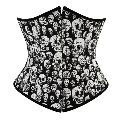 Corsé Gótico Underbust con Cordones – Entrenador de Cintura Sexy | Tallas XS–7XL
