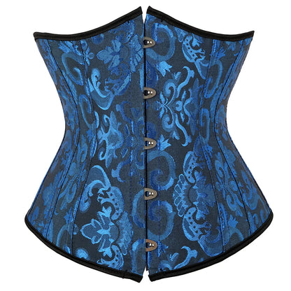 Corsé Gótico Underbust con Cordones – Entrenador de Cintura Sexy | Tallas XS–7XL