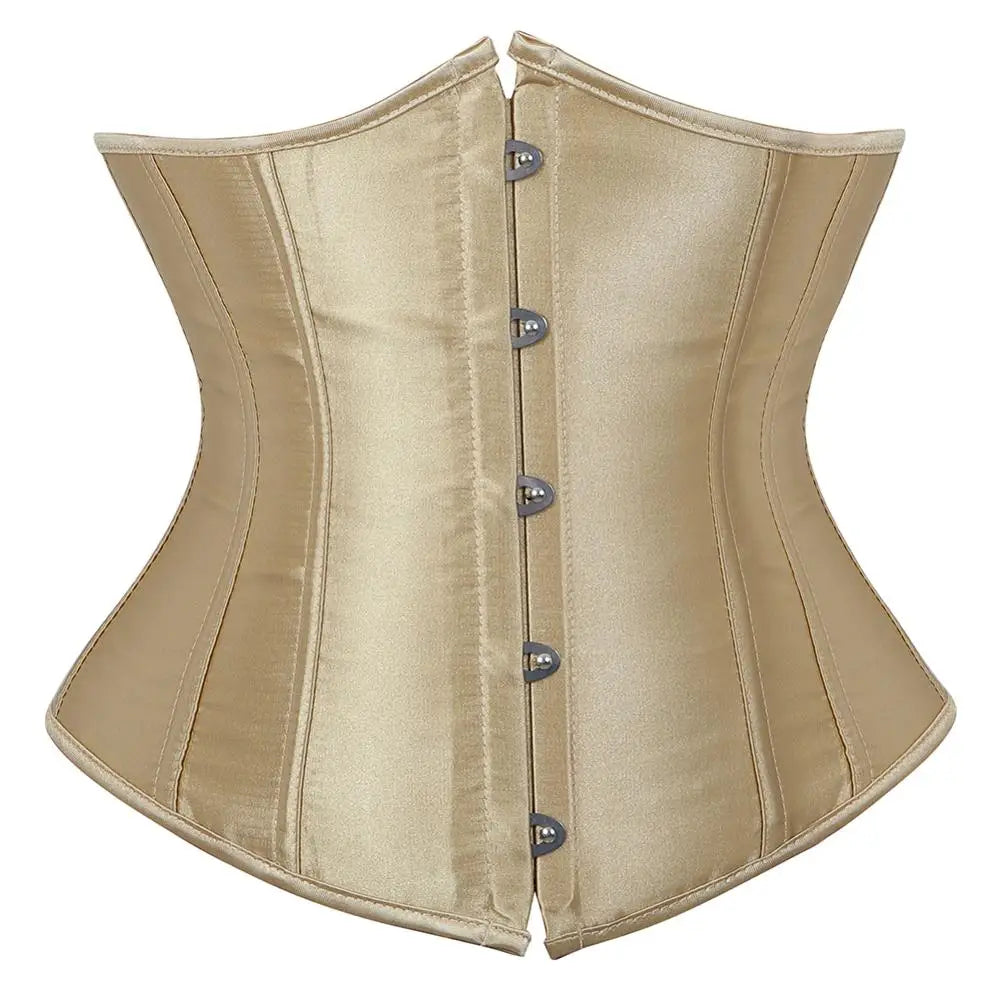 Corsé Gótico Underbust con Cordones – Entrenador de Cintura Sexy | Tallas XS–7XL
