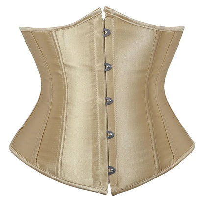 Corsé Gótico Underbust con Cordones – Entrenador de Cintura Sexy | Tallas XS–7XL