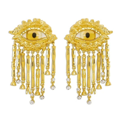Broche Ojo del Diablo – Esmalte Vintage Estilo Palace | Pendientes y Anillos Unisex