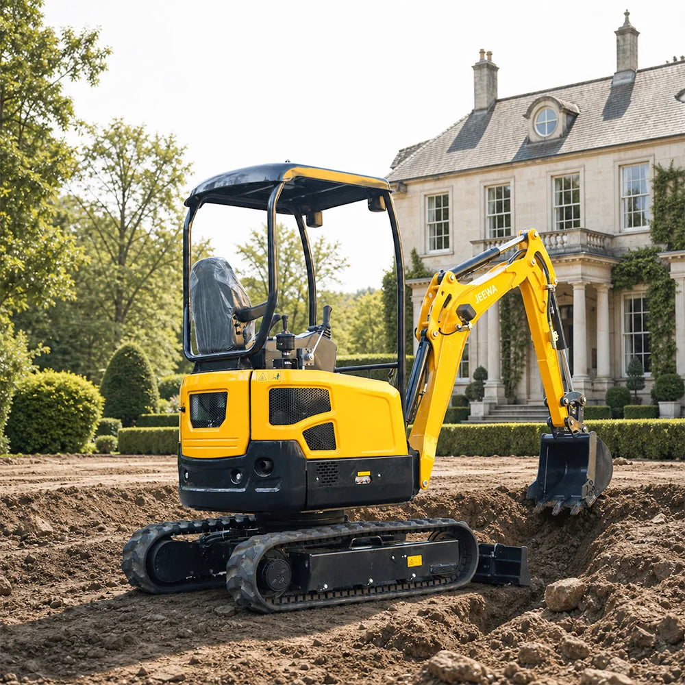 Miniexcavadora JW18U 1,8 Ton – Motor Kubota 18 CV | Hidráulica Multifuncional