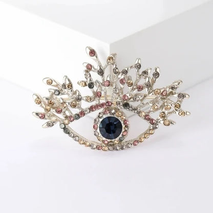 Broche Ojo del Diablo – Esmalte Vintage Estilo Palace | Pendientes y Anillos Unisex