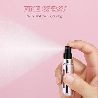 Travel-Friendly 5ml Mini Perfume Refill Bottle - Stylish Portable Spray Jar for Your Favorite Scents