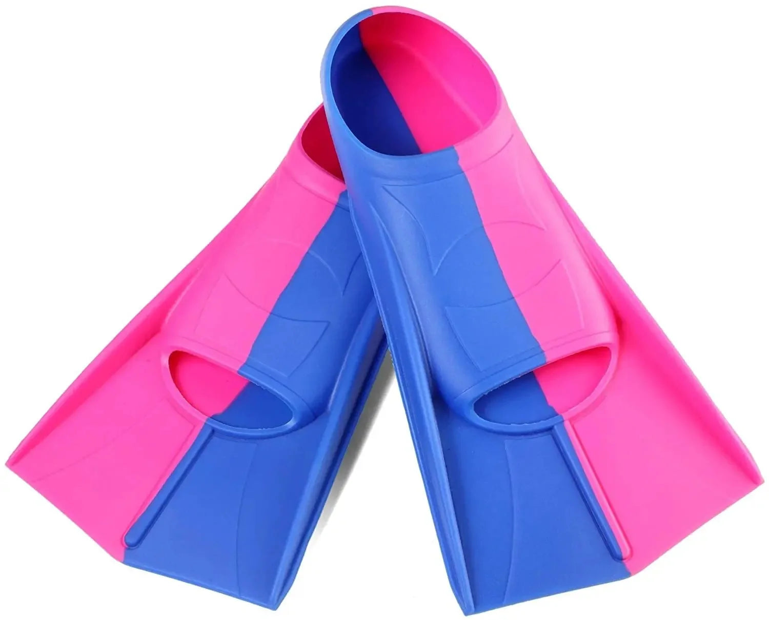 Silicone Short Swimming Fins for Men, Women, and Children - Lightweight Diving Training Footplate